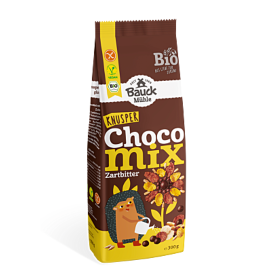 Knusper Choco Mix Zartbitter Bauck 
